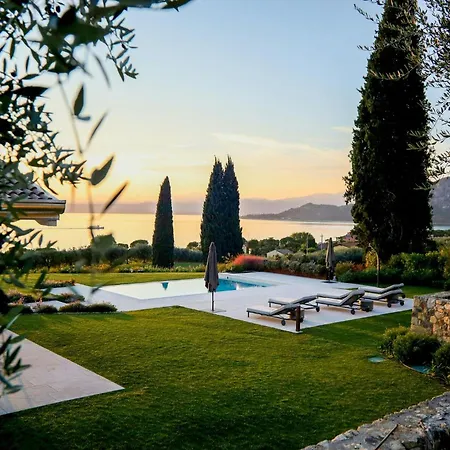 With Infinity Pool Overlooking Garda *